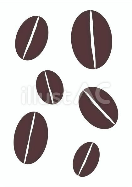 コーヒー豆 こげ茶色