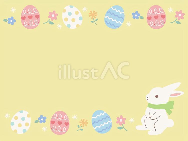 イースター風壁紙10 装飾,デコレーション,ラッピングのイラスト素材
