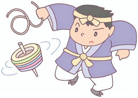 コマ回し・和ゴマ