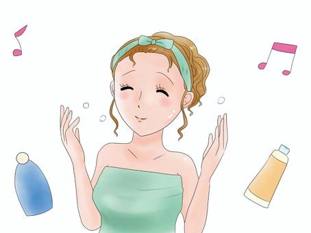 Illustration, Illustration, skin care, female, cosmetic liquid,