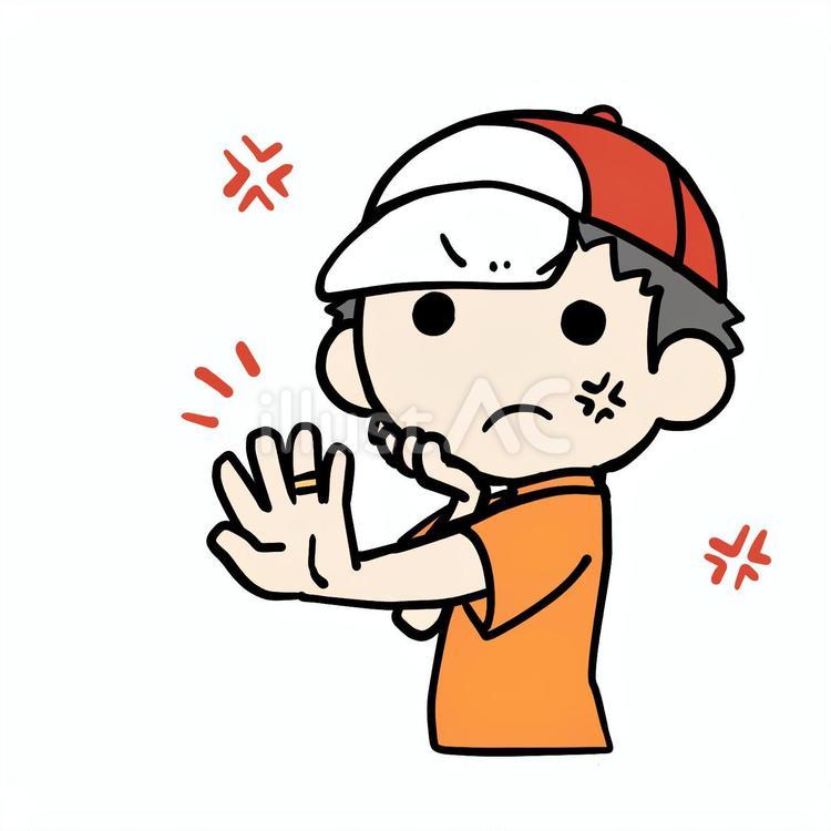指輪を付けた怒る少年 少年,指輪,怒るのイラスト素材