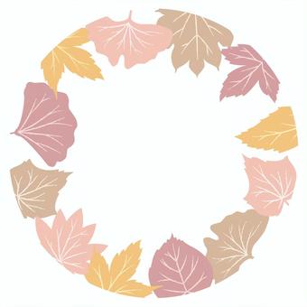 Autumn leaf decoration frame 2, cadre, cadre, automne, JPG, PNG and AI