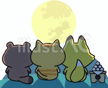 森の動物たちお月見セット_03