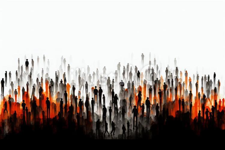 Free Vectors | crowd silhouette