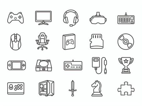 Illustration, game, controller, gaming monitor, 