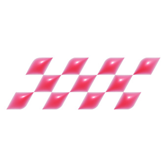 ぷっくりしたピンクチェックの3Dあしらい チェック,アイコン,3d,あしらい,立体,マーク,可愛い,フェミニン,模様,キュートのイラスト素材