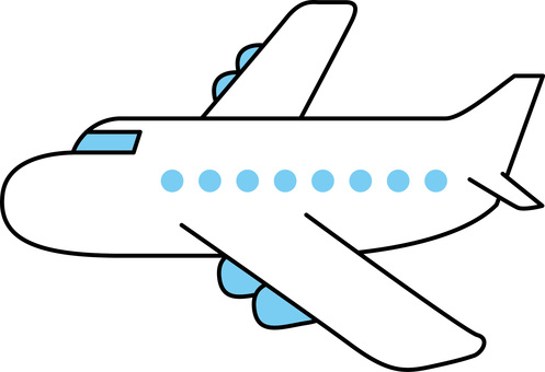 飛行機デフォルメ 飛行機,旅客機,運行,空港,移動,乗り物,飛ぶ,デフォルメのイラスト素材