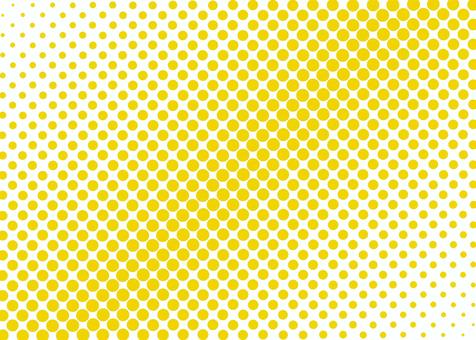 シンプルなドットの背景07_イエロー 背景,ドット,ハーフトーン,水玉,ポップ,シンプル,テクスチャ,丸,点,模様のイラスト素材