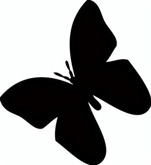 蝶々 シルエット