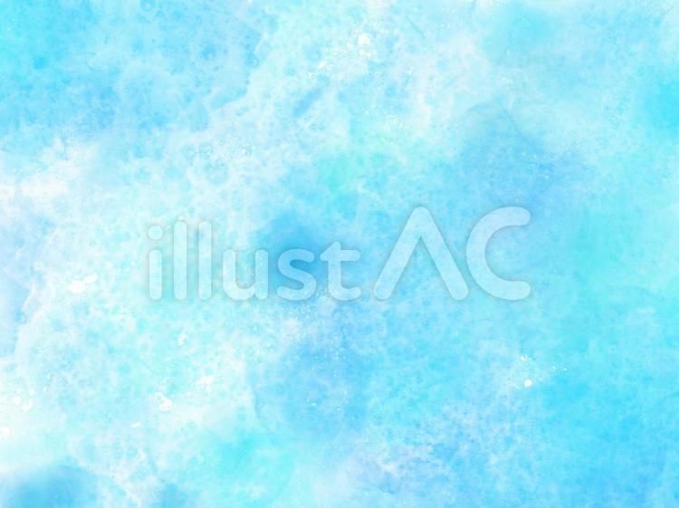 泡状の波を感じる青色の背景 夏,背景,涼のイラスト素材