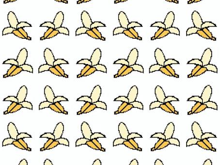 Banana (dot) background, , JPG