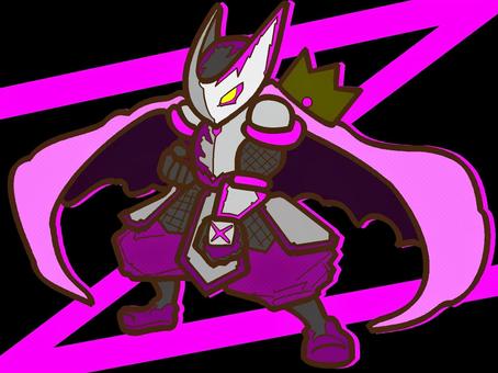 召喚されし悪魔ゼパル『紫』 召喚されし悪魔ゼパル『紫』 ゼパル,悪魔,ソロモン,72柱,階級,公爵,モチーフ,カラー,怪物,魔物のイラスト素材