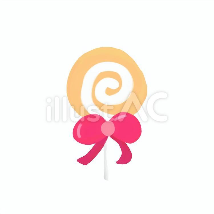 ロリポップ キャンディケイン,お菓子,食べ物のイラスト素材
