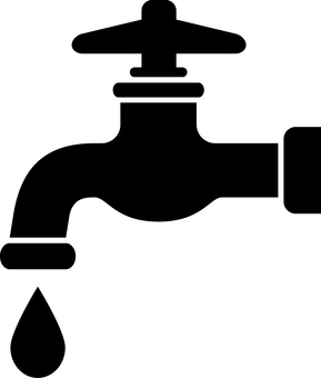 Faucet _ icon _ black, , JPG, PNG and AI