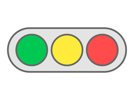 信号機03 黒フチ 交通,信号機,赤信号,黄信号,黄色信号,青信号,緑信号,地図,地図素材,信号のイラスト素材