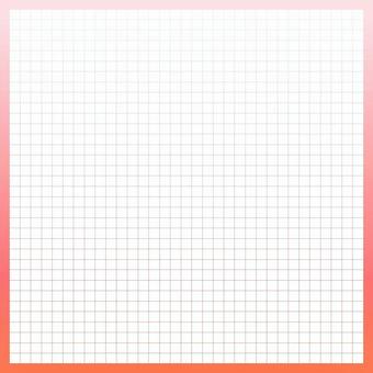 オレンジピンク色の正方形の見出し オレンジ色,ピンク色,方眼紙,正方形,見出し,グラデーションのイラスト素材