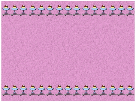 プリンのフレ−ム　ピンク