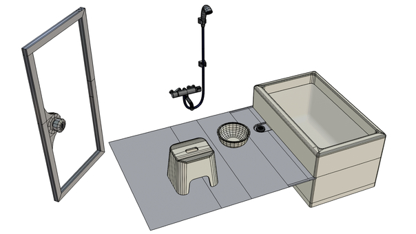 風呂 風呂,バス,浴室,浴槽,バスルーム,風呂場,入浴,湯船,内風呂,バスタブのイラスト素材