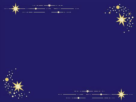 星フレーム 星,夜,星占い,宇宙,フレーム,キラキラのイラスト素材