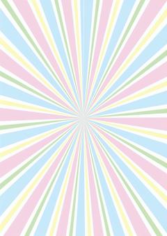 放射広がる 放射広がる 放射,広がる,派手,薄い,かわいい,パステル,背景,a4のイラスト素材