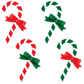 Candy cane, , JPG, PNG and AI