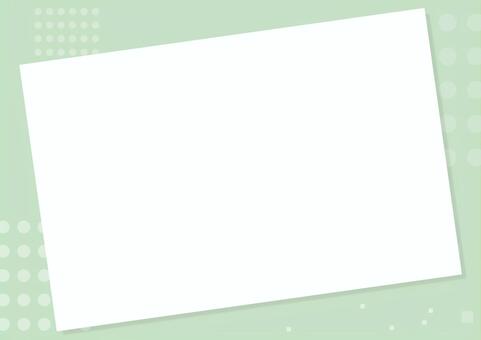 シンプルなドット柄の背景フレーム フレーム,背景,枠,装飾,額縁,ドット,緑のイラスト素材