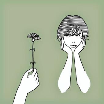 Mother's Day Line Drawing, JPG and PNG Mother's Day Line Drawing, mother's day, line drawing, grown up, JPG and PNG