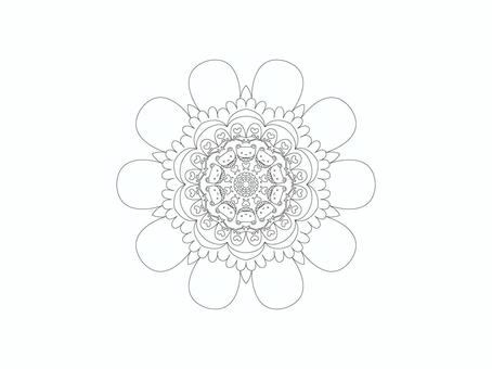 Illustration, colorante, terapia, relajación, 