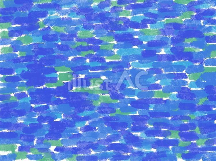 水彩青の点描画 背景,水彩,点描画のイラスト素材