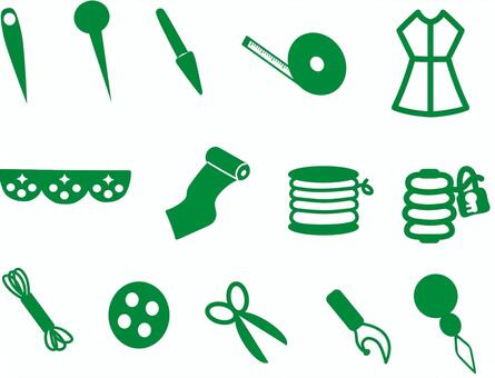 Illustration, tailor props, simple, natural, 