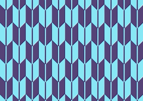 ぷっくりした紫と水色の矢羽根パターン ぷっくり,凹凸,立体感,パターン,テクスチャ,和柄,和風,矢羽根,矢絣,幾何学のイラスト素材
