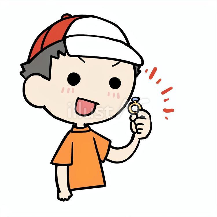高価な指輪と笑顔の少年 少年,高価,指輪のイラスト素材