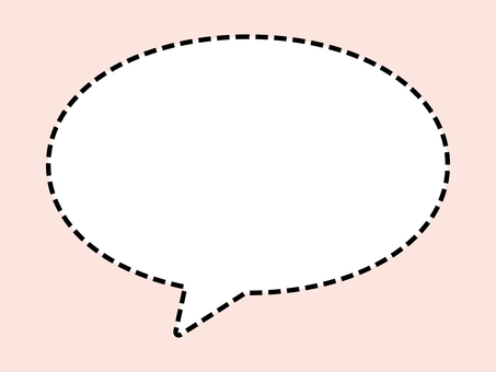 シンプルな吹き出しAタイプ03 吹き出し,ふきだし,フレーム,枠,線画,シンプル,囲み,雲,漫画,コメントのイラスト素材