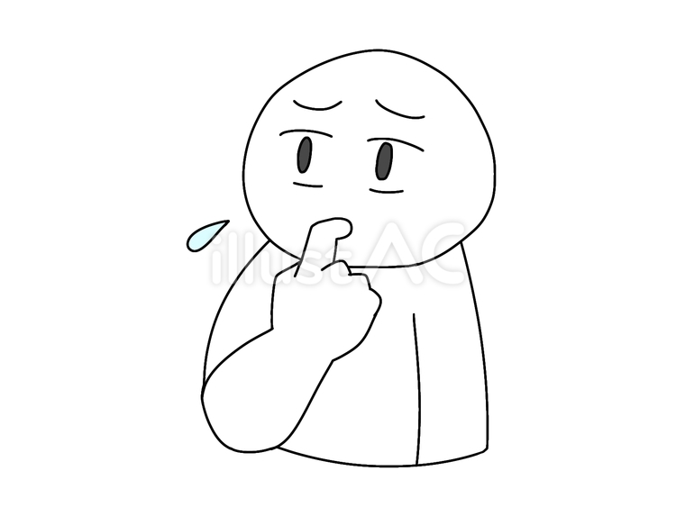 指をくわえて眺める 指をくわえる,指,羨望のイラスト素材