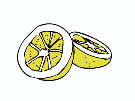 Sliced lemon, lemon, fruit, sour, JPG, PNG and AI