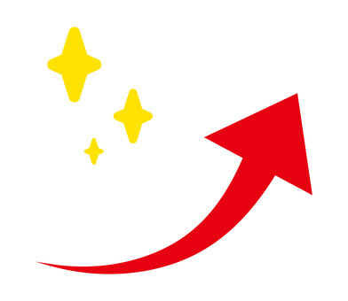 Illustration, rising, arrow, growing up, 