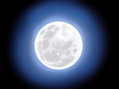 少しリアルな満月 少しリアルな満月 満月,月夜,夜のイラスト素材