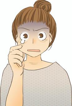 Women who are concerned about fatigue and aging, JPG and PNG Women who are concerned about fatigue and aging, , JPG and PNG