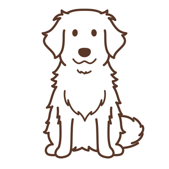 グレートピレニーズ 犬,グレートピレニーズ,ペット,かわいい,大型犬,犬種,ワンポイント,ポップ,動物,ペットショップのイラスト素材