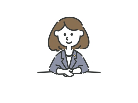 相談 面談,対話,相談,相談会,話し合い,会話,士業,司法書士,行政書士,会計士のイラスト素材