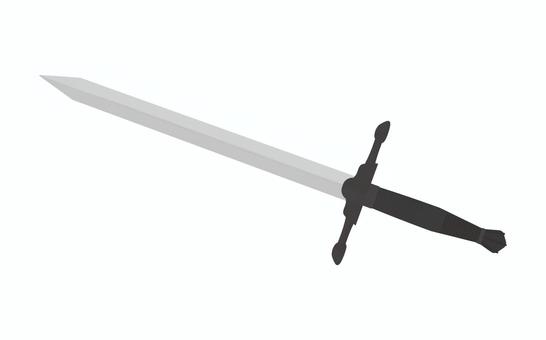 バスタードソード バスタードソード,剣,武器,刃物,斬る,攻撃,世界史,ゲーム,装備,戦士のイラスト素材