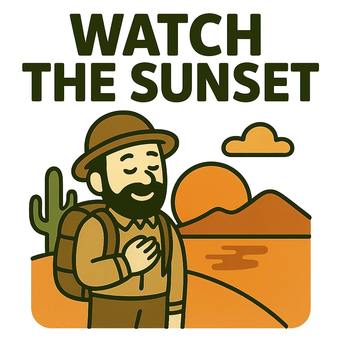 watch the sunset