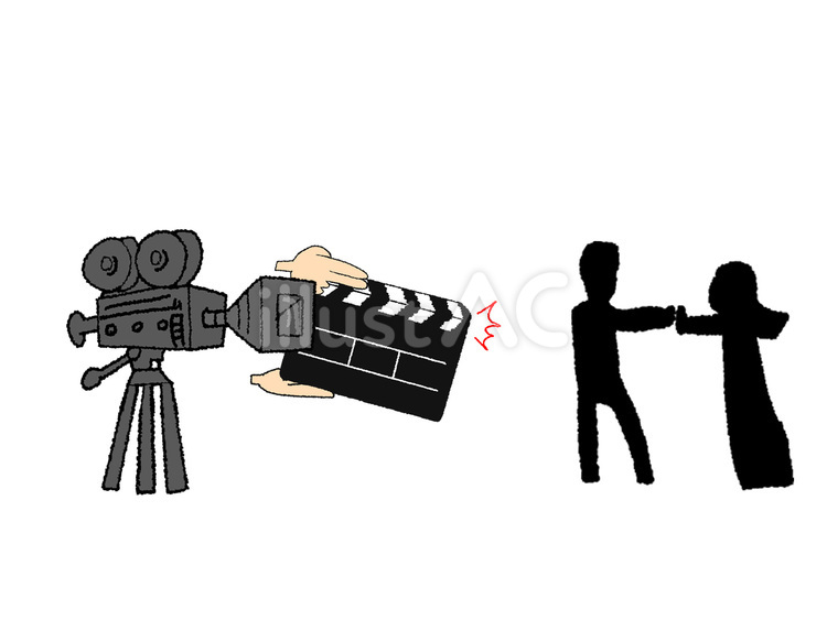 撮影 撮影,映画,カチンコのイラスト素材
