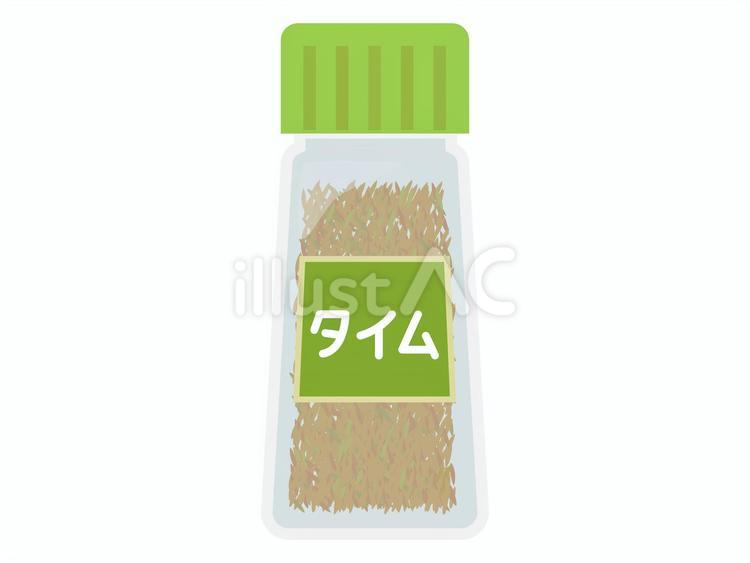 タイム タイム,スパイス,調味料のイラスト素材