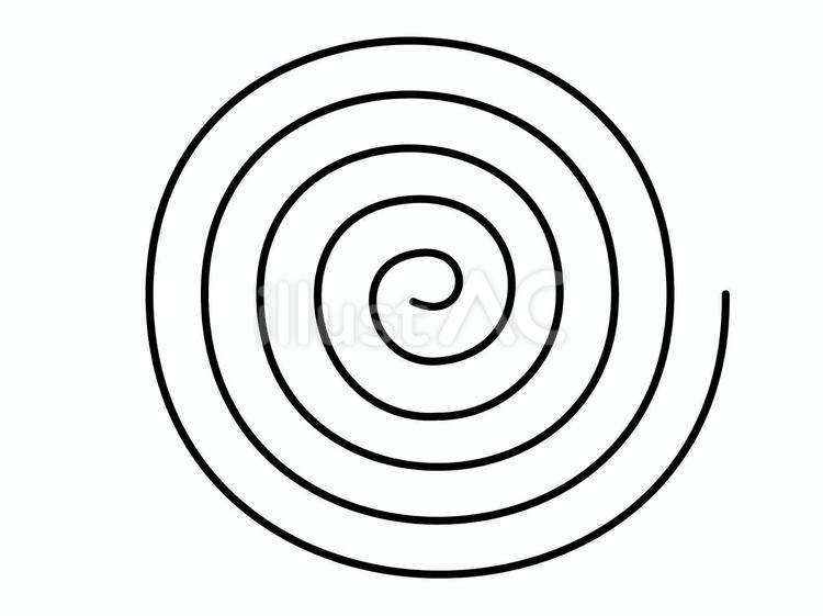 螺旋 ベクター,図形,幾何学のイラスト素材