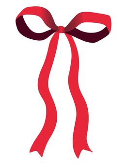 赤いリボン09 リボン,ribbon,赤,red,かわいい,デザイン素材,パーツ,プレゼント,贈り物,バレンタインデーのイラスト素材