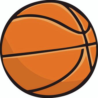 かわいいバスケットボールのイラスト バスケットボール,ボール,スポーツのイラスト素材