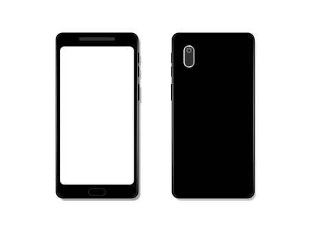 Vector illustration of a smartphone transparent to the monitor, JPG, PNG and AI Vector illustration of a smartphone transparent to the monitor, smartphone, mobile phone, mobile, JPG, PNG and AI