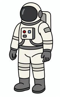 宇宙飛行士 宇宙飛行士,宇宙服,防護服,科学,研究のイラスト素材