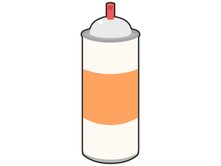 スプレー缶 スプレー,ガス缶,ゴミ,分別,不燃ごみ,処分,空き缶,ガスボンベ,資源,シンプルのイラスト素材